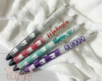 Glitter Pens | Personalized Glitter Pens | Inkjoy Gel Pen | Dental Assistant Gift | Customized Pens | Refillable Custom Pens |  Dentist Pen