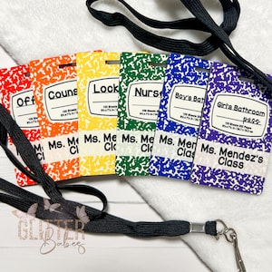 Classroom Hall Passes | Hall Pass | School Hall Pass | Colorful Passes | Teacher Must Haves | Classroom Supplies | Back to School Supplies