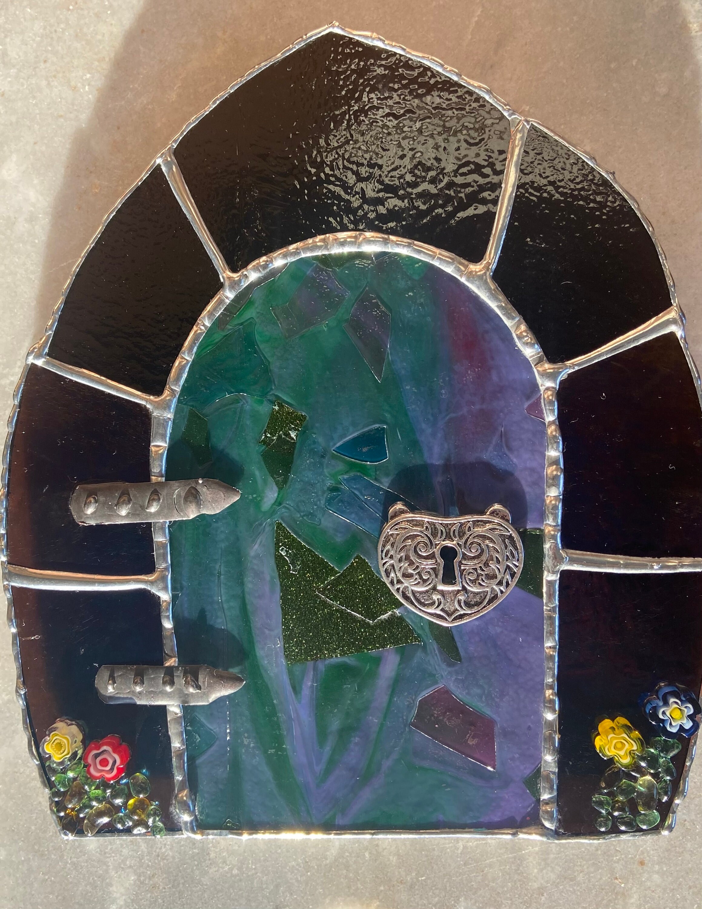 Stained Glass Fairy Door Etsy
