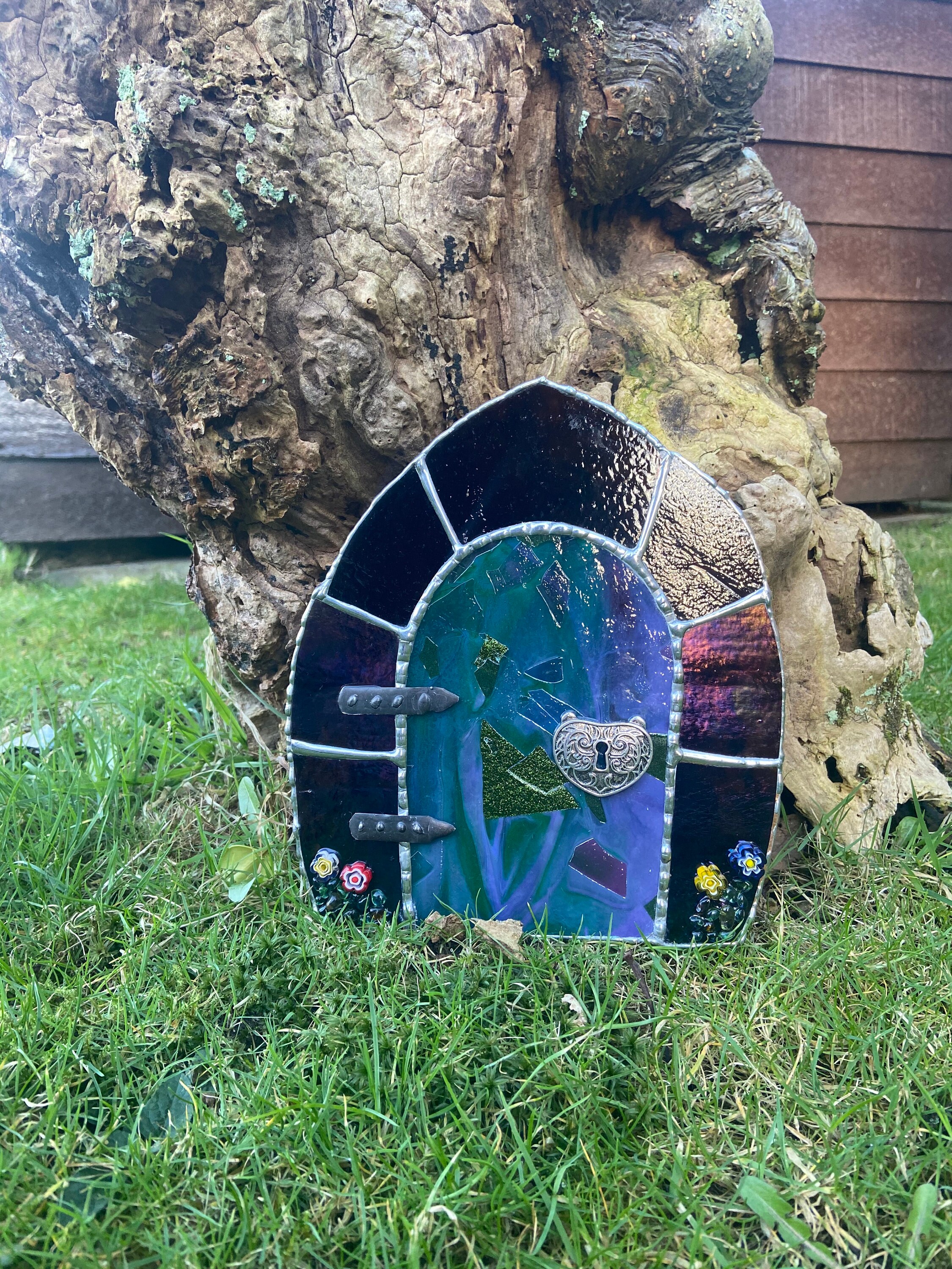 Stained Glass Fairy Door Etsy