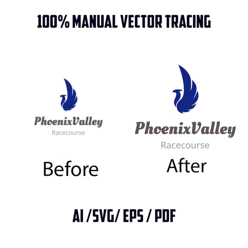 Turn image to vector convert logo to vector vectorise recreate ai