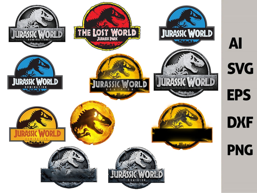 Jurassic World Dominion Template Svg, Dinosaur Svg, Tyrannosaurus Svg, Jurassic  Park Png, Jurassic Dxf, Birthday Svg, Printable, Cricut File 