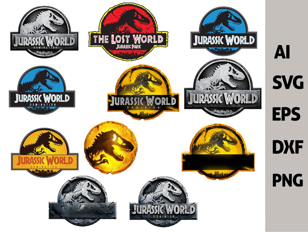 Jurassic World Dominion Template Svg, Dinosaur Svg, Tyrannosaurus Svg ...