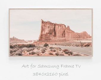 Samsung Frame TV Art, Desert Photography Frame Art Tv, Desert Digital Art, 4K Art for TV, Arizona Tv Art Frame, Landscape Digital Art for Tv