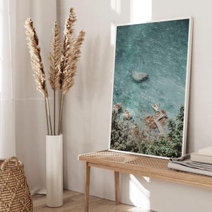 Amalfiküste Fotografie, Küsten Fotografie, Strand Poster, Positano Wandbild, Mediterrane Landschaft Fotografie, Poster zum ausdrucken Bild 3