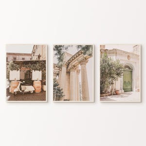 Printable Italy Set of 3 Prints, Mediterranean 3 Pieces Wall Art, Rustic Italy Photography, Mediterranean Photography, Travel Europe Poster