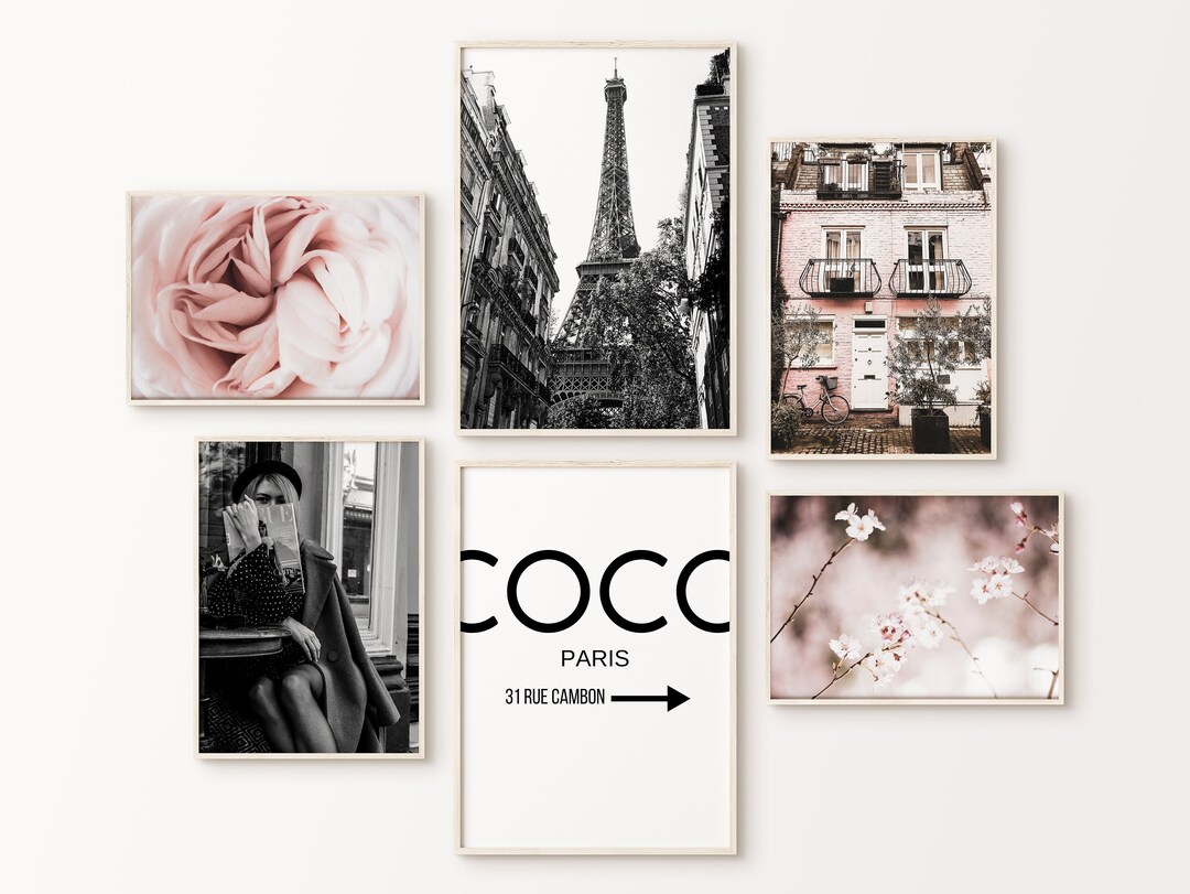 Set of 6 Printable Paris Photography Prints French Fashion - Etsy