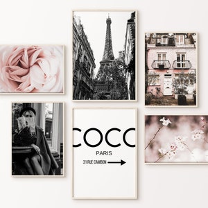 Set of 6 Printable Paris Photography Prints French Fashion - Etsy