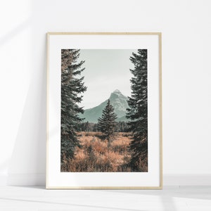 Mountain Wall Art Printable, Set of 6 Mountain Landscape Photography ...