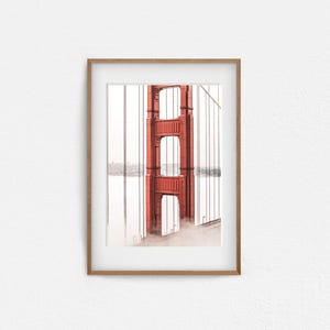 Printable Golden Gate Bridge Photography, San Francisco Poster, San Francisco DIGITAL Prints, California Large Wall Art