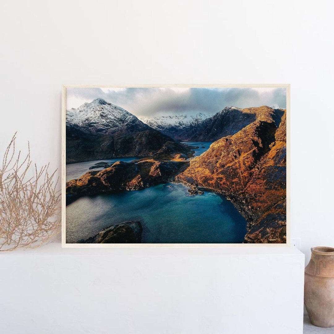 Nordic Landscape DIGITAL Prints Lake House Large Wall Art Etsy