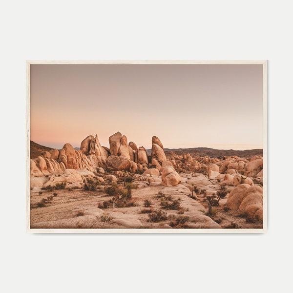 Joshua Tree Printable Art, Saguaro Desert Art Print, Cactus Photography Print, Nature Landscape Large Wall Art, Western Desert Poster