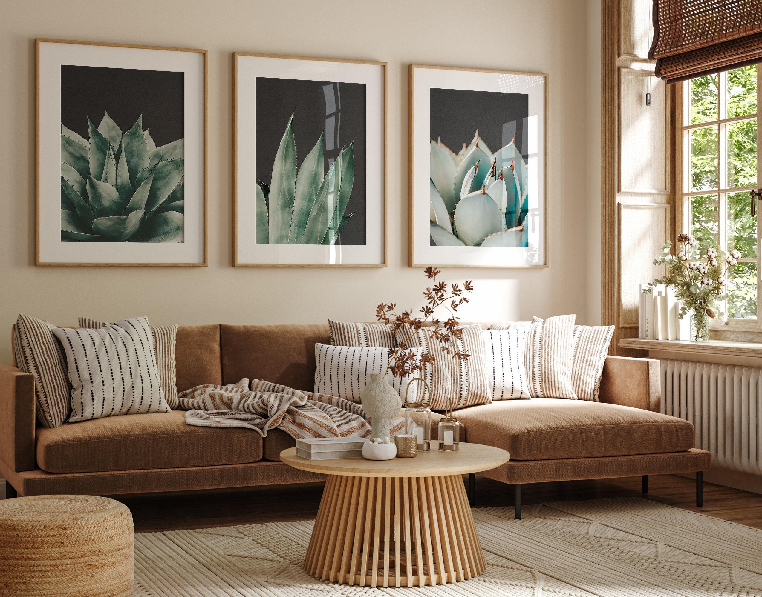 Succulent Set of 3 Prints, Printable Botanical 3 Pieces Wall Art ...