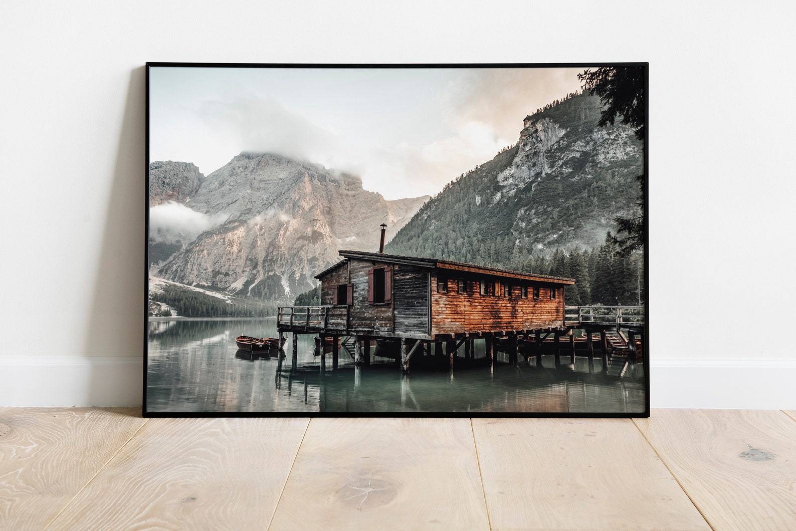 Lake Cabin DIGITAL Prints Lake House Large Wall Art Nordic Etsy