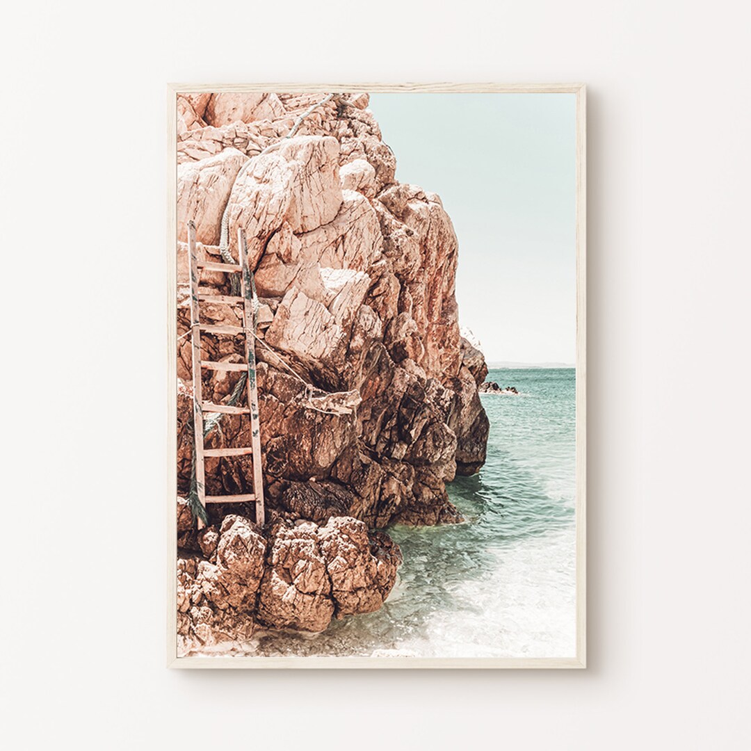 Mediterranean Printable Photography, Coastal Print, Greece Wall Art ...