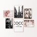 Set of 6 Printable Paris Photography Prints, French Fashion Gallery ...