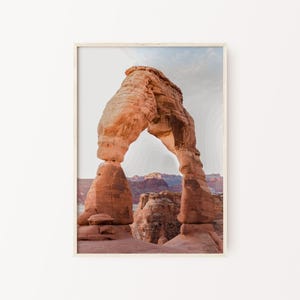 Desert Wall Art, Arizona Desert Printable Wall Art, Boho Desert Art Print, Canyon Picture Canvas, Nature Poster, Southwestern Large Wall Art