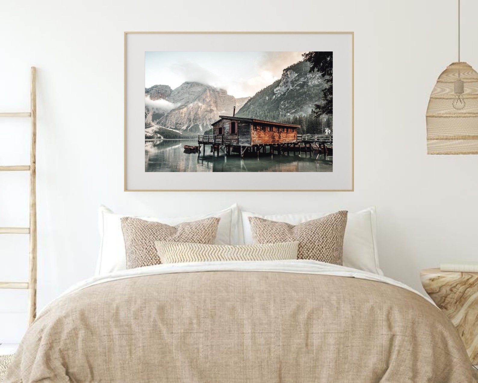 Lake Cabin DIGITAL Prints Lake House Large Wall Art Nordic Etsy