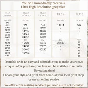 Set of 2 Neutral Boho Prints, Printable Mid-Century Modern 2 Pieces Wall Art, Beige Wall Prints, Abstract Boho Wall Decor, Digital Download image 9