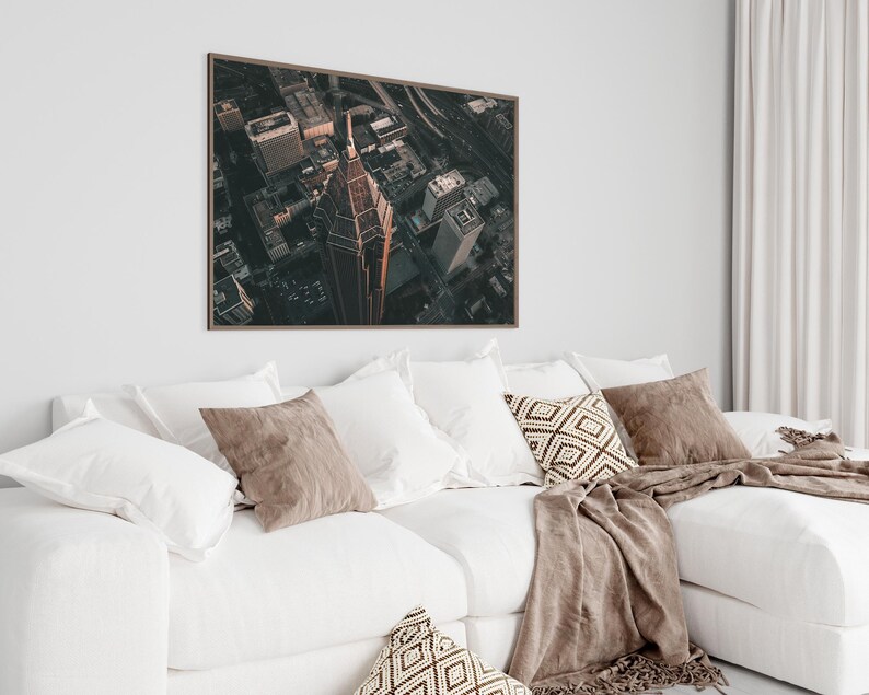 Atlanta Skyline Wall Art, City of Atlanta Landscape Print, Atlanta Skyline Photography Print, Printable Atlanta Poster, City Large Wall Art image 7