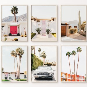 Printable Set of 6 Palm Springs Photography California Mid - Etsy