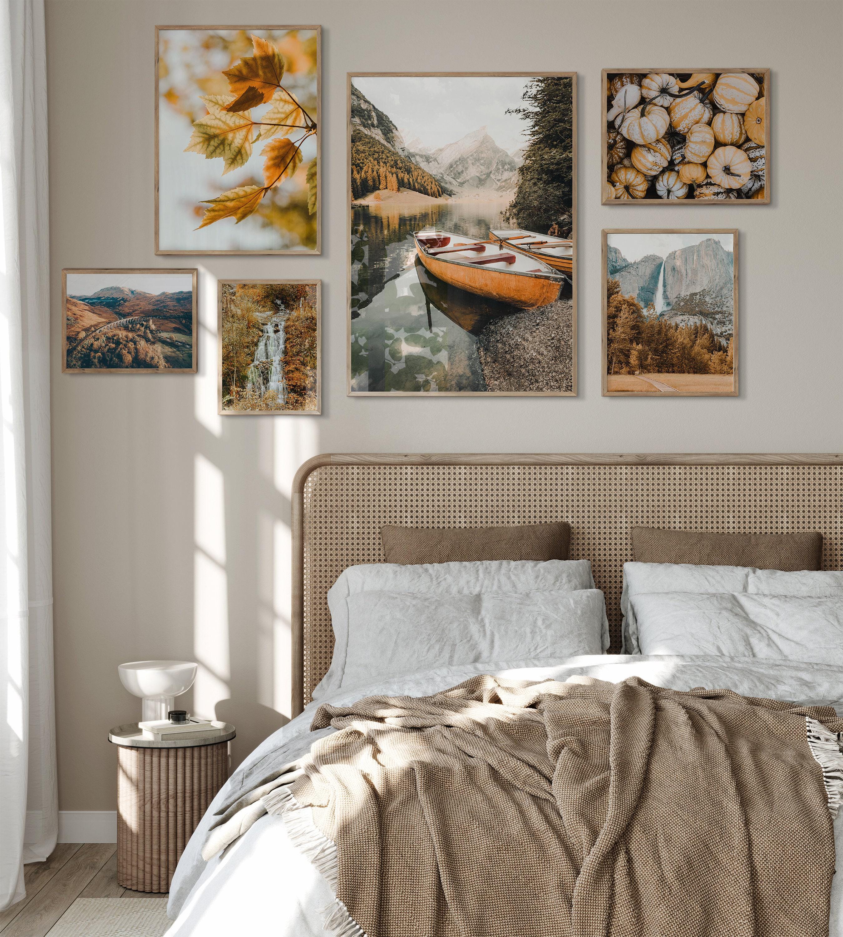 Set of 6 Fall Landscape PRINTABLE Photography, Autumn Gallery Wall Set ...