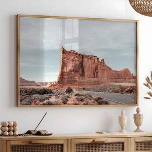 Desert Landscape Print, Arizona Desert Printable Poster, Southwestern Desert Art Print, Large Wall Art, Monument Valley Photography Print