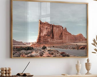 Wüstenlandschaft, Arizona Wüste druckbares Poster, südwestliche Wüste Kunstdruck, große Wandkunst, Monument Valley Fotografie Druck