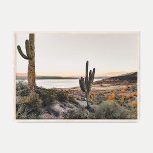 Printable Arizona Large Wall Art, Desert Landscape Digital Print, Southwestern Wall Art, Arizona Photography, Cactus Wall Art, Desert Poster