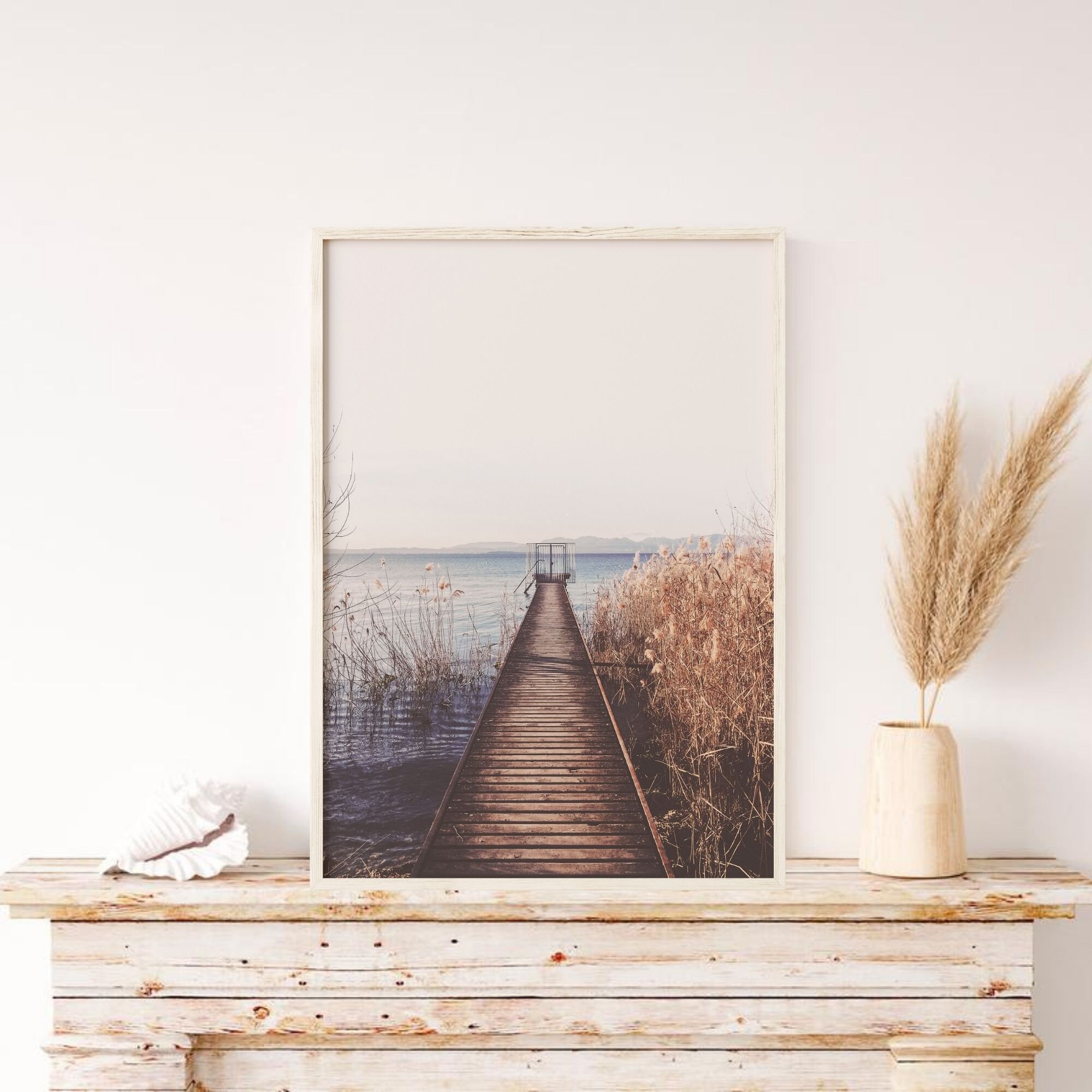 Lake House Wall Art Lake Art Print DIGITAL Nature Wall Art Etsy