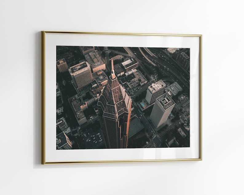 Atlanta Skyline Wall Art, City of Atlanta Landscape Print, Atlanta Skyline Photography Print, Printable Atlanta Poster, City Large Wall Art image 3