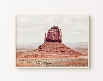 Druckbare Monument Valley Fotografie, Wüstenlandschaft Wandbild, Arizona Große Wandkunst, Südwesten Druck, Arizona Wüste Poster