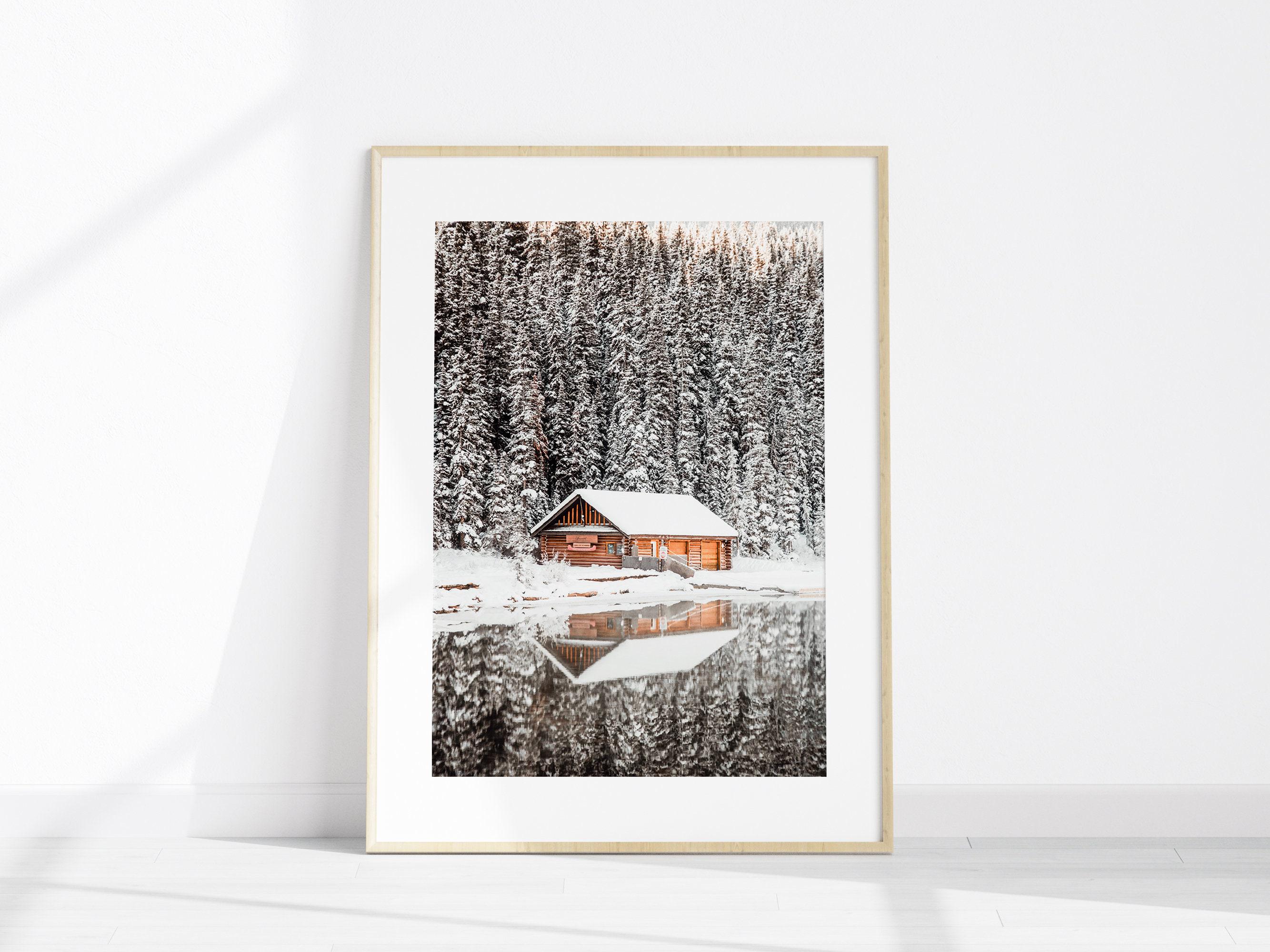Printable Winter Mountain Set of 6 Photography, Snowy Landscape 6 ...