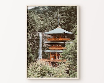 Japanese Pagoda Photography, Printable Japan Large Wall Art, Japan Nature Landscape Print, Travel Poster Set, Tokyo Poster, Kyoto Print