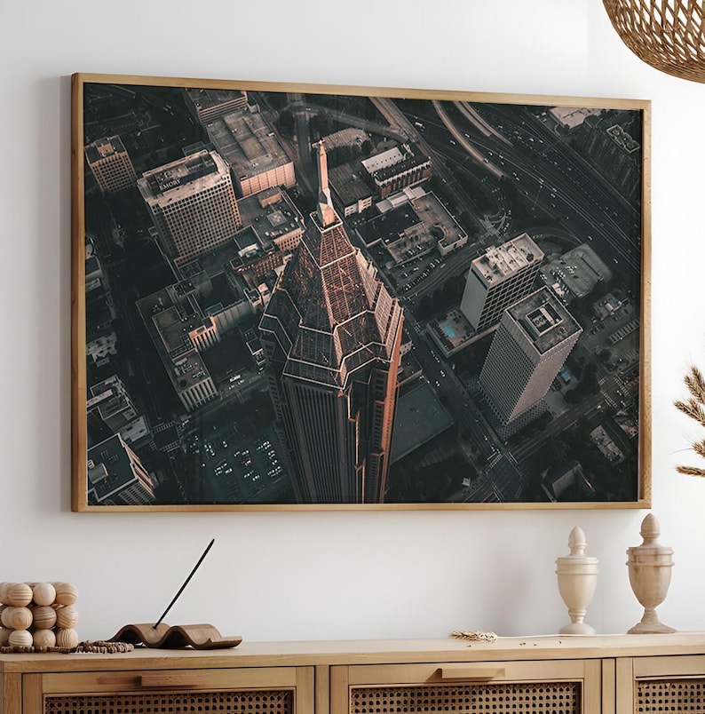 Atlanta Skyline Wall Art, City of Atlanta Landscape Print, Atlanta Skyline Photography Print, Printable Atlanta Poster, City Large Wall Art