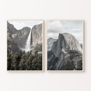 代引き手数料無料 Set Valley Yosemite of Print Landscape California Prints, 2 絵画