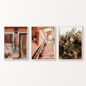 Printable Mexico 3 Pieces Wall Art, Mexico Set of 3 Prints, Cactus Photography, Southwest Decor, Travel Poster Set, INSTANT DOWNLOAD
