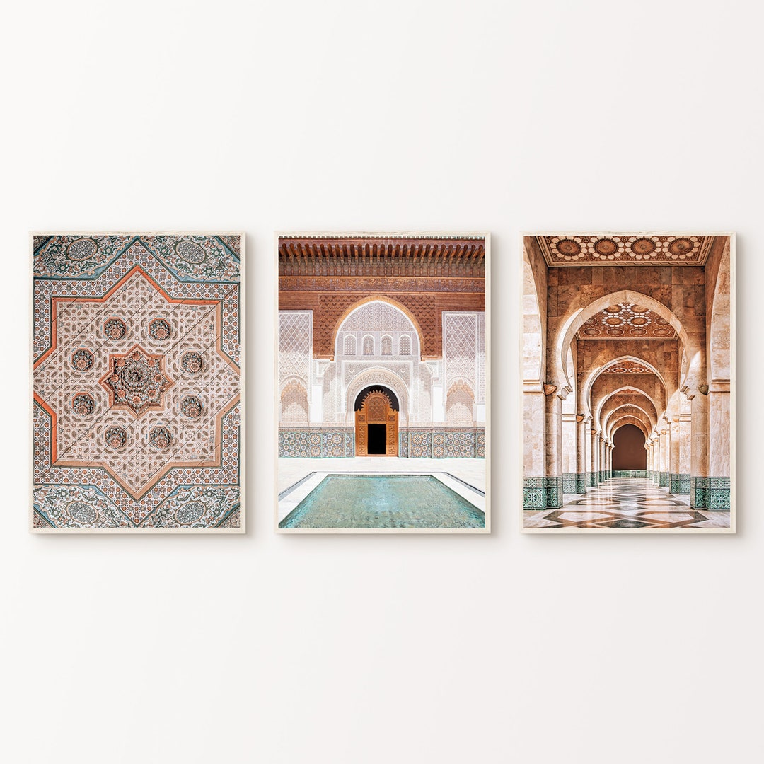 Printable India 3 Pieces Large Wall Art, India Gallery Wall Set, Indian ...