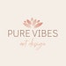PureVibesArtDesign store logo