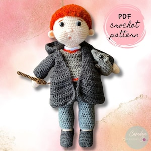 Red-head Wizard Rat Crochet Doll Pattern | Amigurumi | PDF Digital Pattern | English