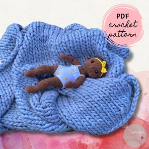 Waldorf geïnspireerd leven als babypop haakpatroon | GEEN Kleren INC | Amigurumi | PDF digitaal patroon | Engels