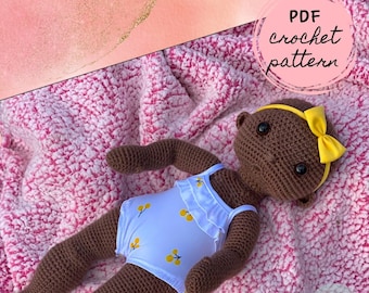 Waldorf Inspired Life Size Realistic Baby Doll Crochet Pattern | NO Clothes INC | Amigurumi | PDF Digital Pattern | English