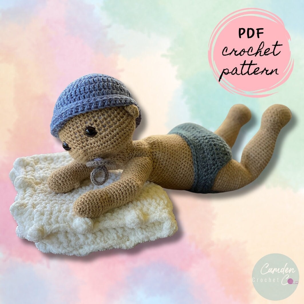 Große Baby Doll Häkelanleitung | Amigurumi | PDF Digitales Schnittmuster | German