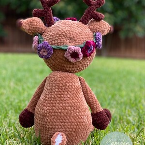 Dixie Deer Crochet Pattern Amigurumi Sweetheart Snuggle Buddy Series Digital File English image 5