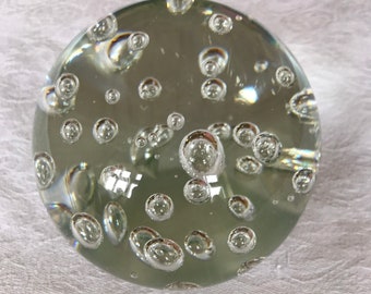 GLASS PAPERWEIGHT