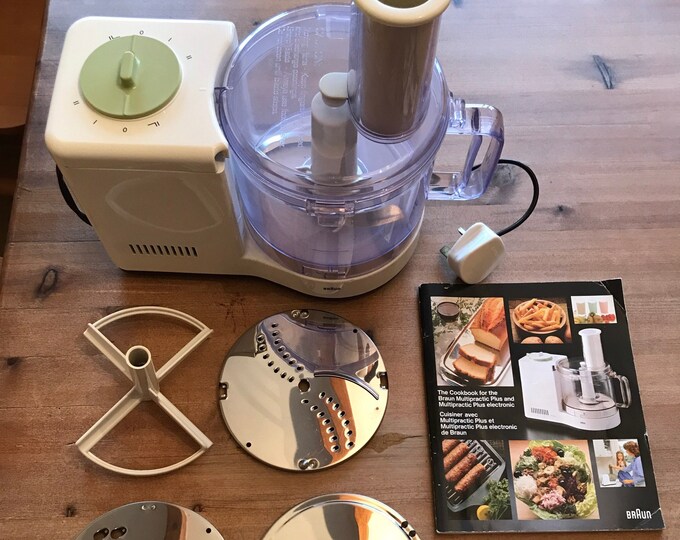 BRAUN MULTIPRACTIC PLUS Food Processor, Original Accessories and Cover