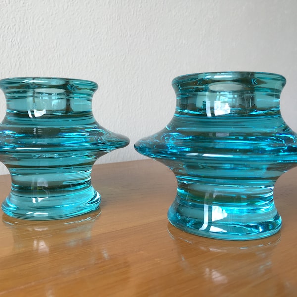 Holmegaard (1964) Lagoon candleholders by Per Lütken