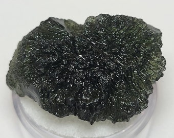 50 carats Authentic natural Czech Republic Moldavite from Meteorite Impact - 30mm long