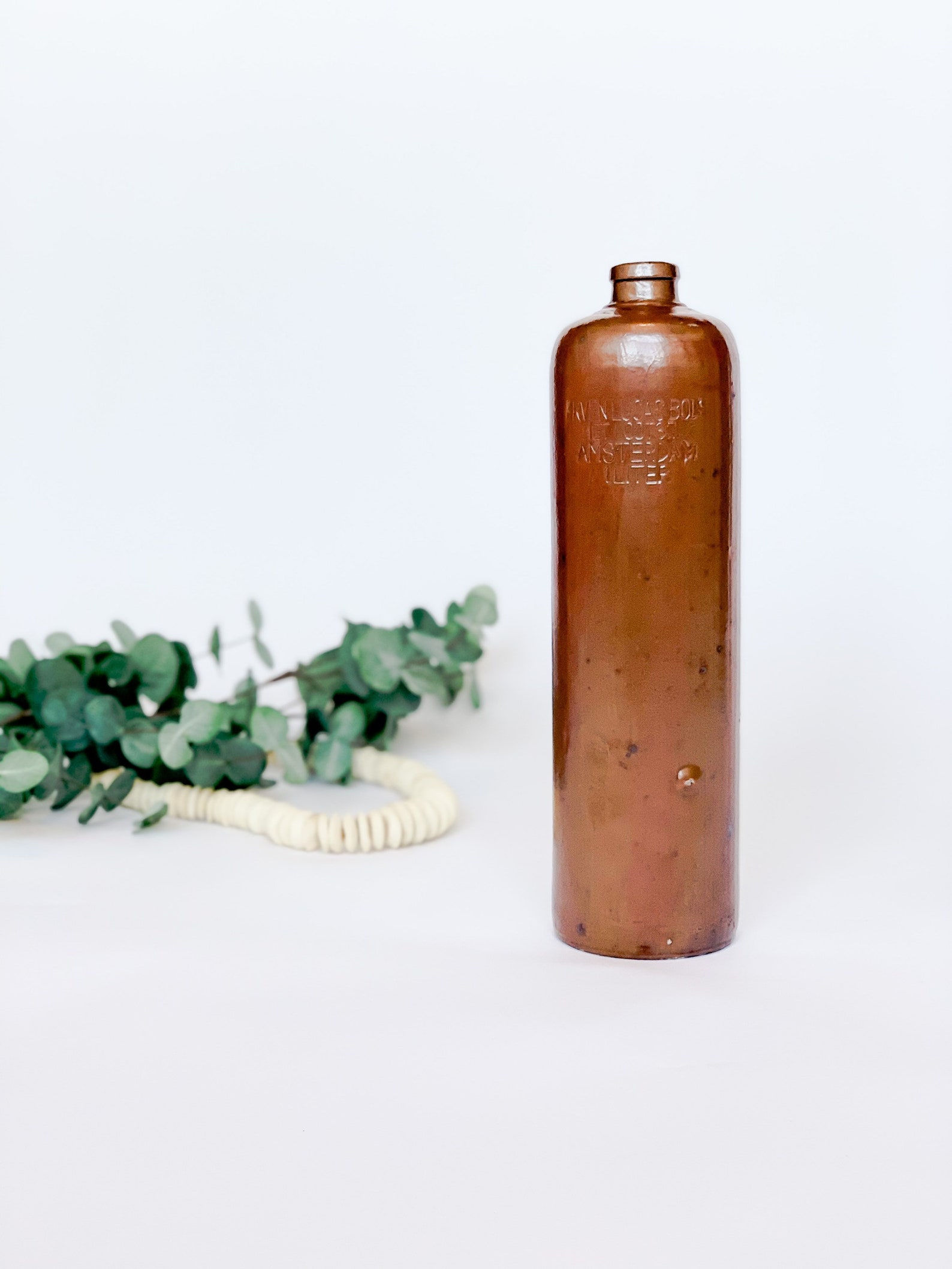 Download Antique Stoneware Gin Bottle Modern Farmhouse Decor Erven ...