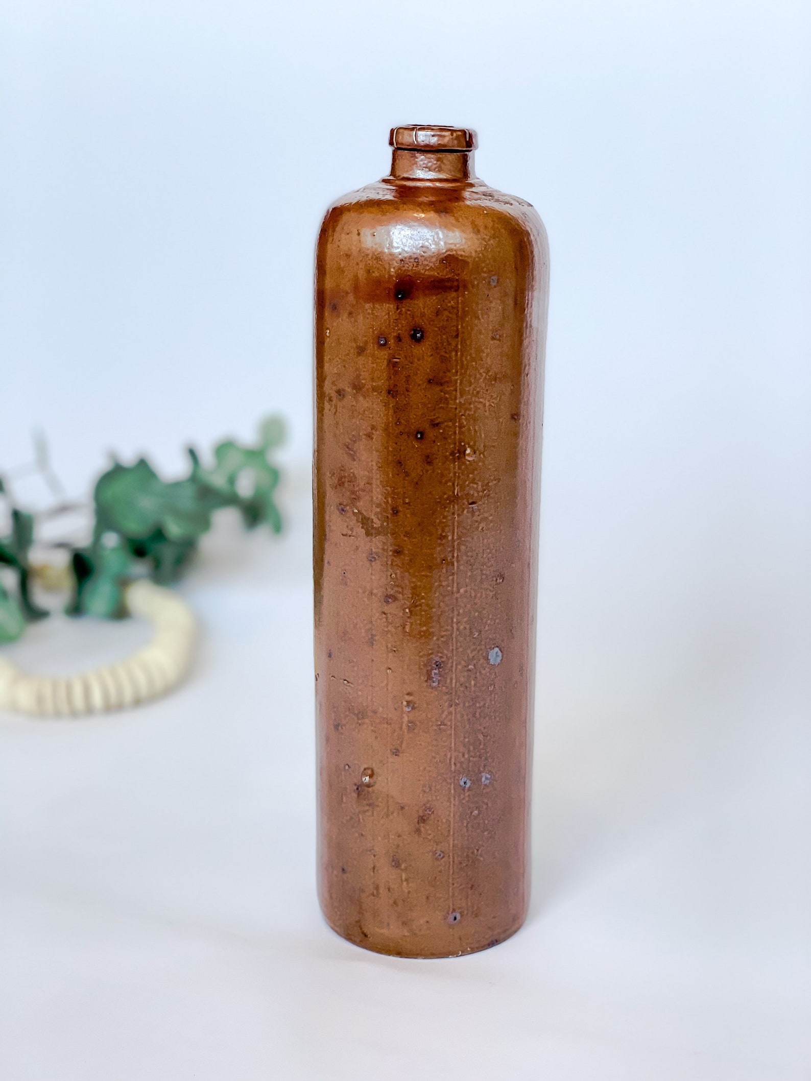 Download Antique Stoneware Gin Bottle Modern Farmhouse Decor Erven ...